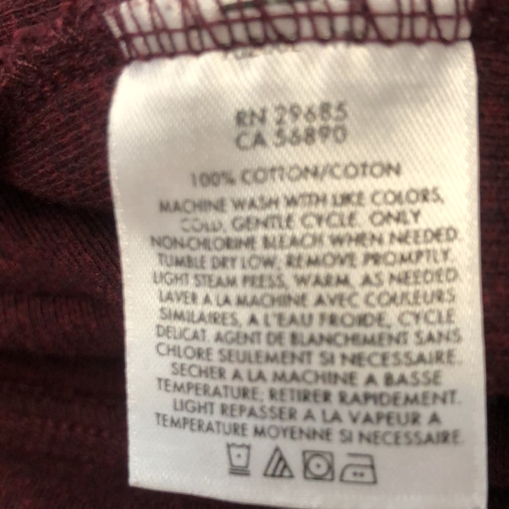 PENDLETON 💯cotton men’s Jacket red color (burgundy ) size XL” - Picture 12 of 16